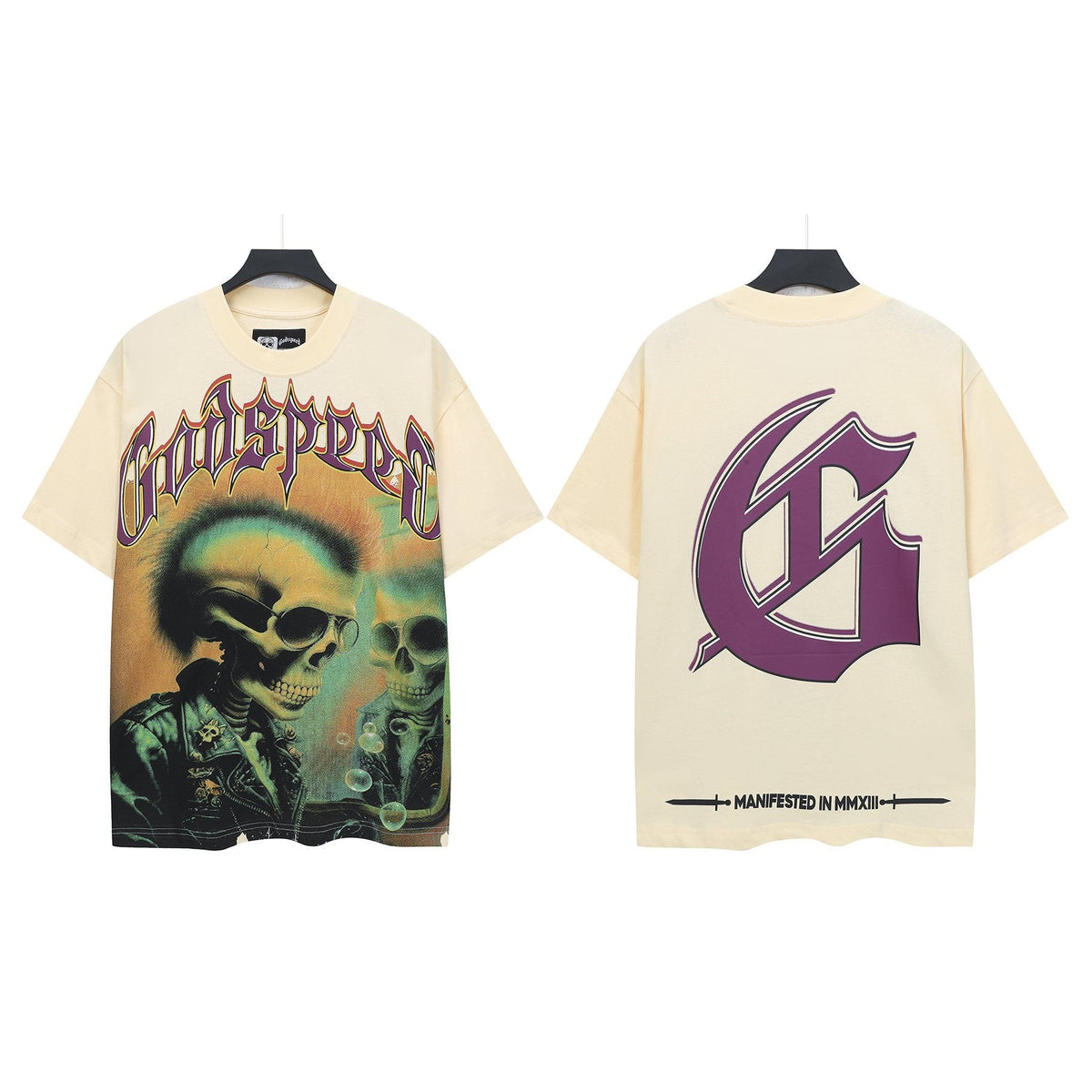 Godspeed Skull & Purple G Graphic T-Shirt — hero